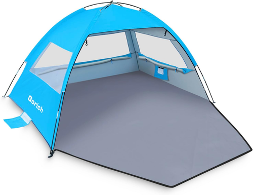 COSTWAY Tenda da Gioco per Bambini, Tenda Castello con Tappetino