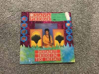 SAVAGE PROGRESS - heart begin to beat 7  Vinyl Single Record 1984