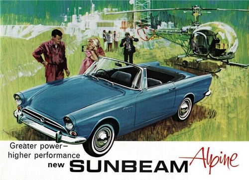 Sunbeam Alpine Poster Set - Ideal Gift! - 第 1/4 張圖片