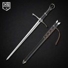 23" Fantasy Black Historic Short Sword Medieval Dagger Collectible w/ Scabbard