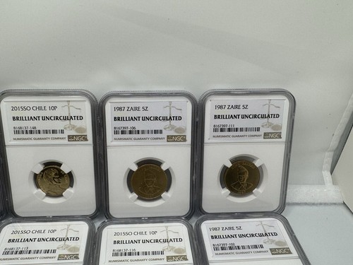 8 Total Brilliant Uncirculated Foreign Coins - Picture 5 of 6
