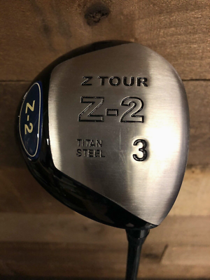 その他 2 DEMO RH Z-Tour Z-2 Titan Steel Senior Men's #3 Wood Golf Club
