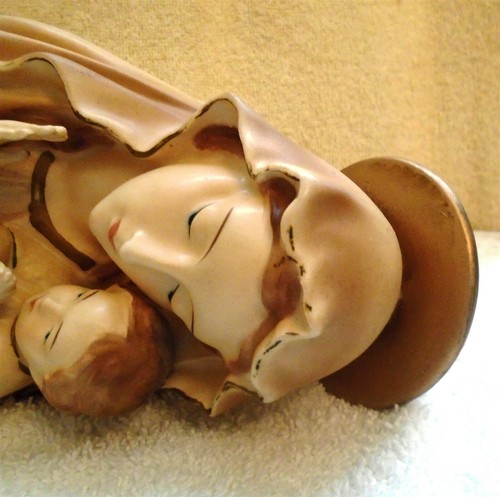 Vintage Maria und Jesuskind Madonna und Kind Keramik Übertopf 7 cm hoch - Bild 7 von 7