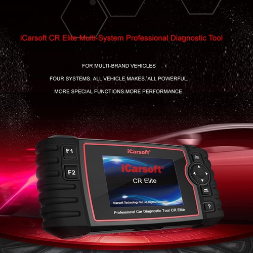 iCarsoft CR Elite Universal Diagnostic Scanner ABS SRS Oil reset EPB INJ BLD