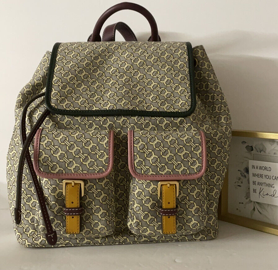 🐼🐼 Tory Burch 🐼🐼 Gemini Jacquard Flap Backpack Bag NEW 🐼🐼 Tory Burch 🐼🐼 Gemini Jacquard Flap Backpack Bag NEW