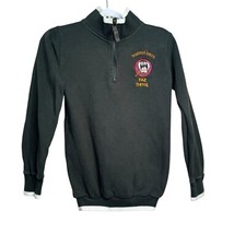 Tasmanian Devil Sweater pullover Green Taz Devil Logo Warner Bros Youth M