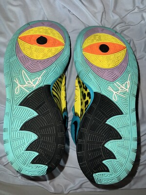 Nike Kyrie 6 Oracle Aqua Black Opti Yellow Total Orange Mid Top