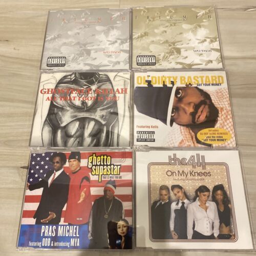 Wu Tang Clan 6 CD LOT Ghostface Killah All That I Got Ol Dirty Bastard Triumph