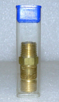 Harris 88-3CVR Brass Reverse Flow Check Valve Flash Guard 1/4'' NPT New