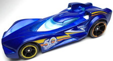 2018 HOT WHEELS SCOOPA DI FUEGO HW 50TH BLUE 1:64 DIECAST 2 3/4" CAR WITH YELLOW