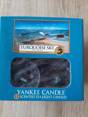 Yankee Candle Duftkerzen Box mit 12 Teelichter Turquoise Sky RAR