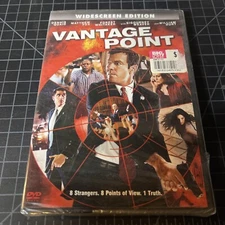 Vantage Point Widescreen Edition DVD New, Sealed.