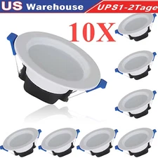 10/20/30PCS Dimmable Downlight LED Recessed Spotlight Ceiling with LED Driver 7W