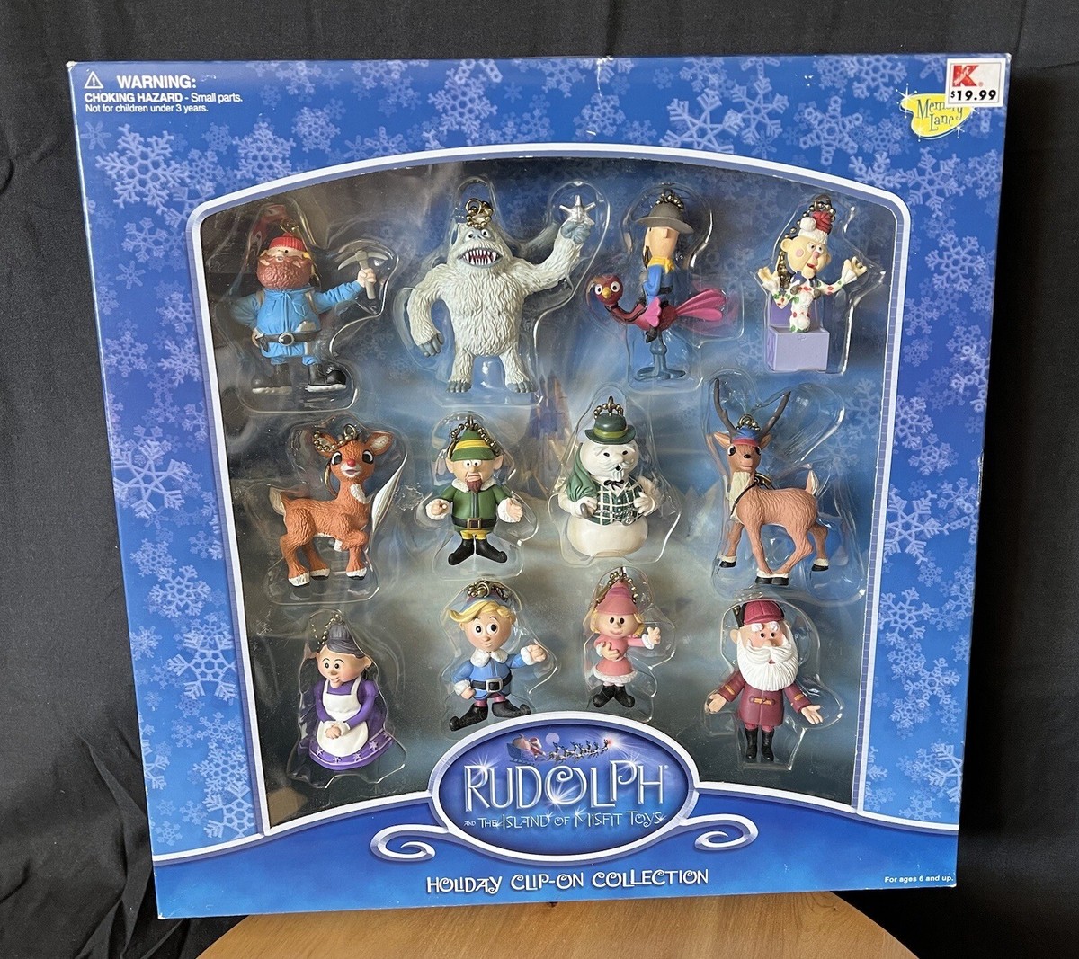 2002 RUDOLPH & The Island of Misfit Toys Set Of 12 Clip-on