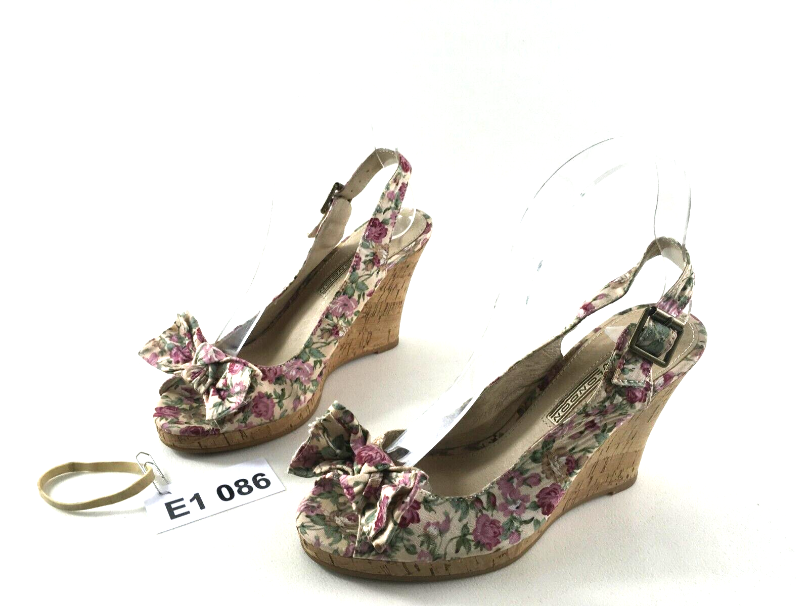 Buffalo London Wedge Sandalen Damen Sandaletten Damenschuhe EUR 36 E1 086