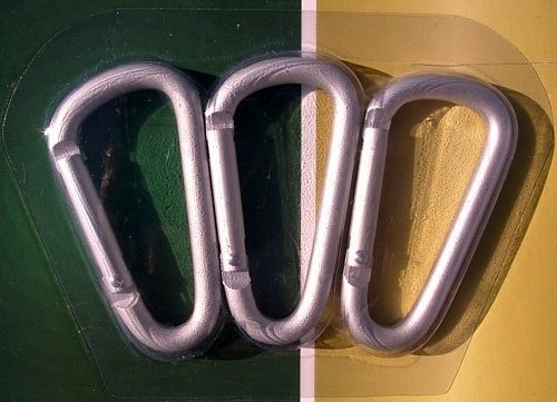 3 Karabinerhaken aus Aluminium vom PGA Pro - Bild 2 von 3