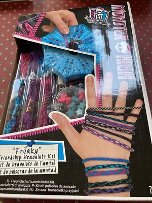 MONSTER HIGH FREAKY FRIENDSHIP BRACELET KIT AGE 7+
