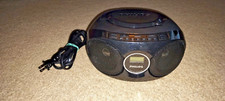 Philips AZ318B/37 CD Soundmachine FM Radio/USB MP3 Music  Missing Battery LID 