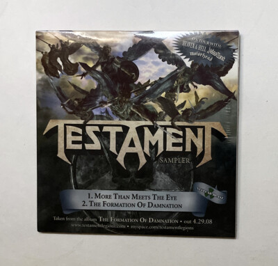 廃盤　KATAKLYSM　カタクリズム　2枚セット　送料無料 Testament Kataklysm Split 4 Track Promo Sampler CD New Sealed