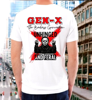 Gen X Personalisiertes Tshirt Maßgeschneidert Unikat Design Herren Wear T-Shirts Generation X