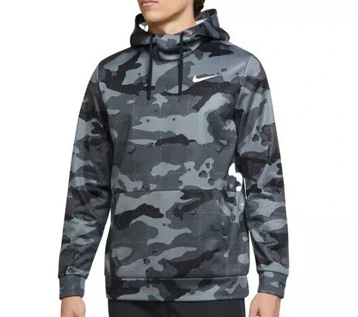 Nike grey store camo hoodie