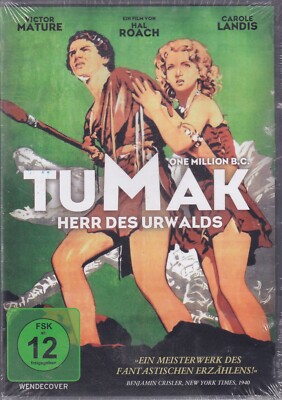TUMAK Herr des Urwalds DVD One Million B.C. Kult Abenteuer USA 1940 FSK 12 #T983