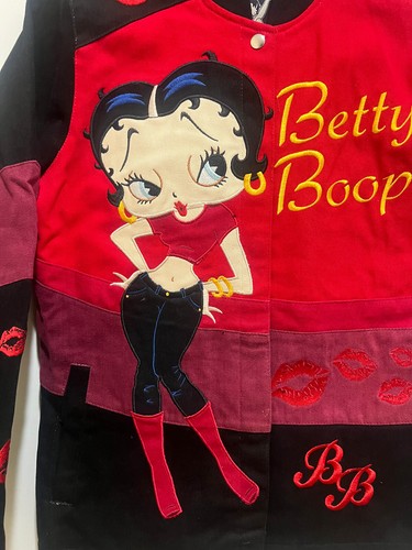 Chaqueta de sarga de algodón Betty Boop vintage de RR DESIGNS, talla: M, L y 2XL - NUEVA - Imagen 5 de 10