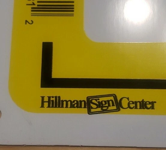 No Hunting Sign Yellow & Black 14" x 10" Made in USA Aluminum Pre Drilled Ready  - Image 3 of 4