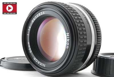 ▶️[NEAR MINT+] Nikon Ai-s Nikkor 50mm f1.4 AIS MF Prime Lens w