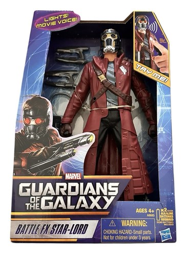 Guardians of the Galaxy Battle FX Star-Lord Action Figure Lites & Sound Work NEW