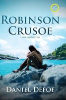 Robinson Crusoe (Annotated, Large Print) Daniel Defoe Taschenbuch Englisch 2021
