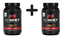 2 x MuscleTech Iso Whey, Chocolate - 907g (66,15 EUR/kg)