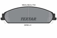 Textar Bremsbelagsatz Scheibenbremse Q+ 2416401 FüR Lancia Chrysler Thema Dodge