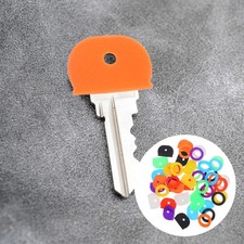 64pcs Reusable Key Caps Elastic Key Covers Caps Key Identifiers Caps Portable