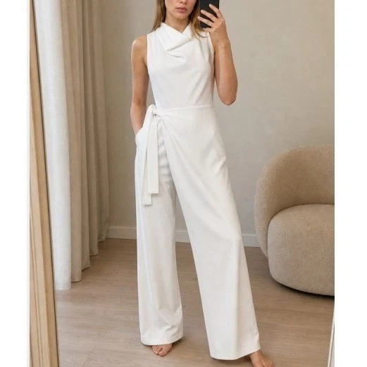 Zara Jumpsuit White Jumpsuits & Rompers for Women for sale | eBay