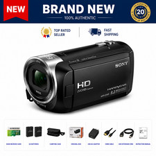 Sony Handycam HDR-CX405 HD Video Camera Camcorder 64GB Case BUNDLE NEW in BOX