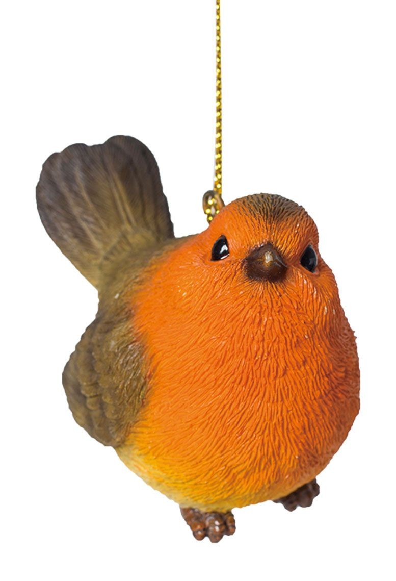 Vivid Arts Hanging Robin Bird Plant Pal Ornament - Indoor or Outdoor