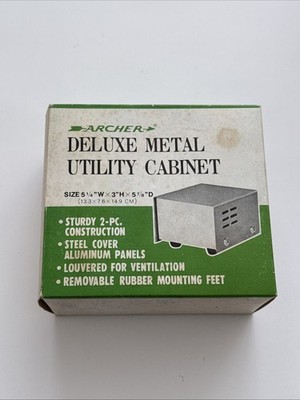 Deluxe Metal Utility Cabinet  by ARCHER -  project electronics box