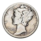 1921 D Mercury Head Dime Us Silver Coin Vg Denver Mint Key Date