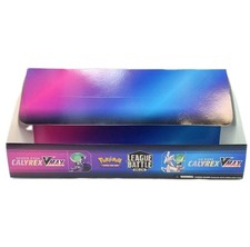 Pokémon Battle League Deck Calyrex VMax Shadow/Ice Rider EMPTY Display Storage 