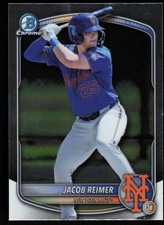 2025 Bowman Draft Chrome Jacob Reimer RC New York Mets #BDC-188