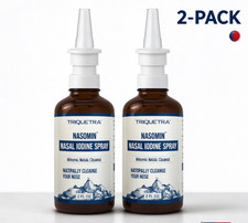 2pc Nasomin Iodine Nasal Spray Natural Mineral Cleanses Your Nasal Passages