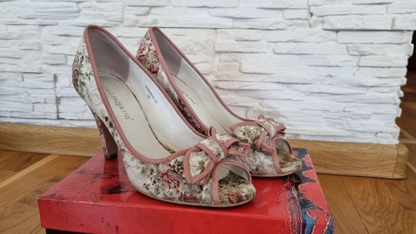 Women Carlo Pazolini Heels Pink Textile 39