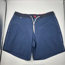 Vineyard Vines Men's Navy Blue Drawstring 6" Swim Trunks Shorts Size XS