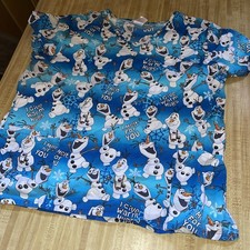Disney Scrubs Top 2X
