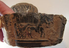 ANCIENT EGYPTIAN ANTIQUITIES STONE PHARAONIC JEWELRY BOX WITH GOD FIGURES LUXOR — photo 2