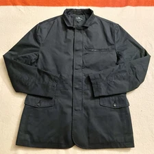 Rodd Gunn Winnscombe Jacket Mens Large Navy Blue Insulated Twill Water Repellent