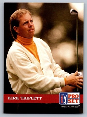 1992 PRO SET GOLF CARD #116 KIRK TRIPLETT