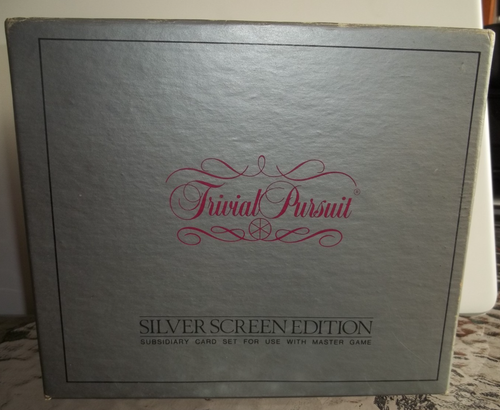 Trivial Pursuit Silver Screen Edition Subsidiary Card Set Made in USA 1981 - VTG