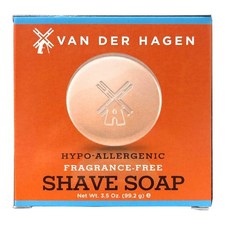 Van Der Hagen Men's Luxury Fragrance Free Shave Soap Pack of 1